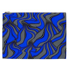 Foolish Movements Blue Cosmetic Bag (xxl)