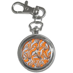 Foolish Movements Swirl Orange Key Chain & Watch