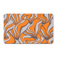 Foolish Movements Swirl Orange Magnet (rectangular)