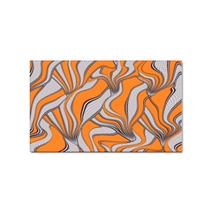 Foolish Movements Swirl Orange Sticker 10 Pack (rectangle)