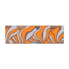 Foolish Movements Swirl Orange Bumper Sticker 100 Pack