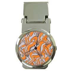 Foolish Movements Swirl Orange Money Clip With Watch