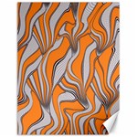 Foolish Movements Swirl Orange Canvas 12  x 16  (Unframed) 11.86 x15.41  Canvas - 1