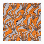 Foolish Movements Swirl Orange Glasses Cloth (Medium, Two Sided) Front