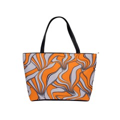 Foolish Movements Swirl Orange Large Shoulder Bag by ImpressiveMoments