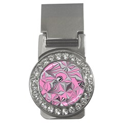 Foolish Movements Pink Effect Jpg Money Clip (cz)