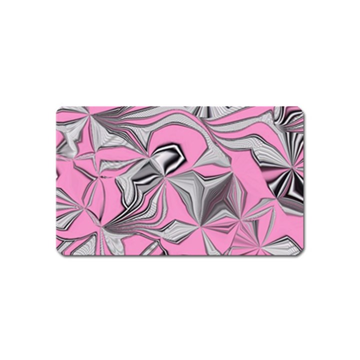 Foolish Movements Pink Effect Jpg Magnet (Name Card)