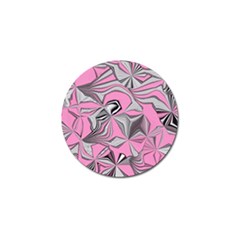 Foolish Movements Pink Effect Jpg Golf Ball Marker 4 Pack