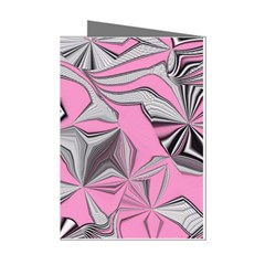 Foolish Movements Pink Effect Jpg Mini Greeting Card (8 Pack) by ImpressiveMoments