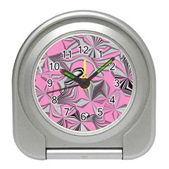 Foolish Movements Pink Effect Jpg Desk Alarm Clock