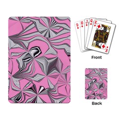 Foolish Movements Pink Effect Jpg Playing Cards Single Design