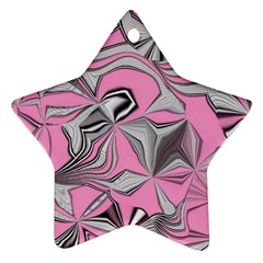 Foolish Movements Pink Effect Jpg Star Ornament (two Sides)