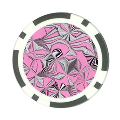 Foolish Movements Pink Effect Jpg Poker Chip 10 Pack