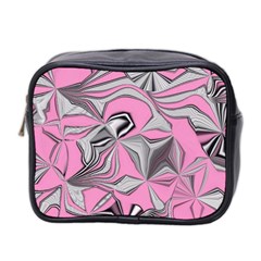 Foolish Movements Pink Effect Jpg Mini Travel Toiletry Bag (two Sides)