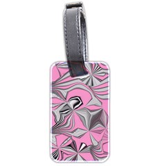 Foolish Movements Pink Effect Jpg Luggage Tag (two Sides)