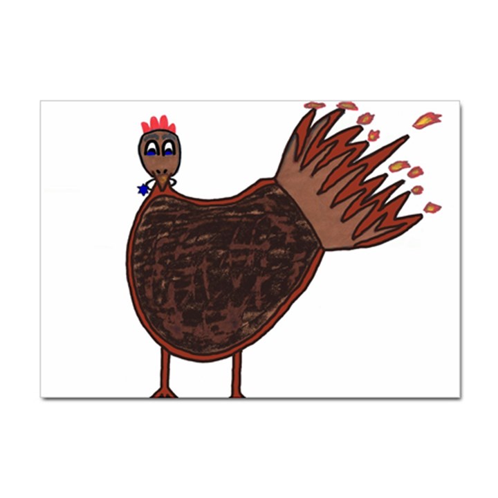 Turkey A4 Sticker 10 Pack