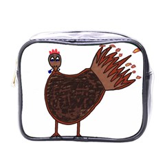 Turkey Mini Travel Toiletry Bag (one Side) by Thanksgivukkah