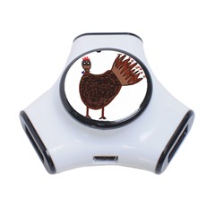 Turkey 3 Port Usb Hub by Thanksgivukkah