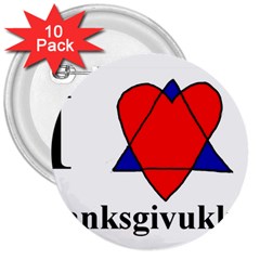 Heartstar 3  Button (10 Pack)