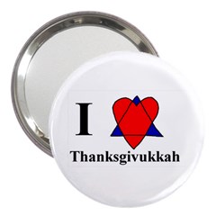 Heartstar 3  Handbag Mirror by Thanksgivukkah