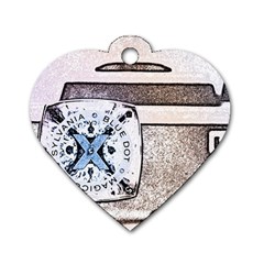 Kodak (7)d Dog Tag Heart (two Sided) by KellyHazel