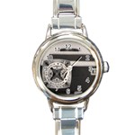 Kodak (7)s Round Italian Charm Watch Front