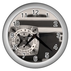 Kodak (7)s Wall Clock (silver) by KellyHazel