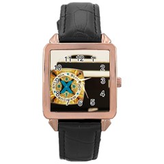 Kodak (7)c Rose Gold Leather Watch  by KellyHazel