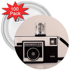 Kodak (3)s 3  Button (100 Pack) by KellyHazel