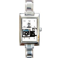 Kodak (3)c Rectangular Italian Charm Watch by KellyHazel