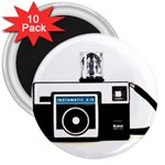 Kodak (3)c 3  Button Magnet (10 pack) Front