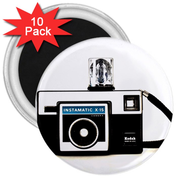 Kodak (3)c 3  Button Magnet (10 pack)