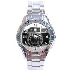 Hit Camera (2) Stainless Steel Watch (men s) by KellyHazel