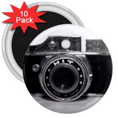 Hit Camera (3) 3  Button Magnet (10 Pack) by KellyHazel