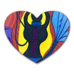 Bound Mouse Pad (Heart) Front