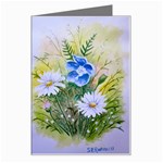 Meadow Flowers Greeting Card Left