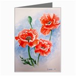 Poppies Greeting Card (8 Pack) Left