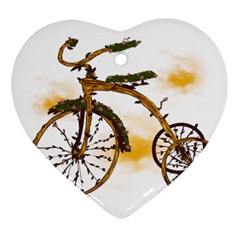 Tree Cycle Heart Ornament