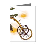 Tree Cycle Mini Greeting Card Left