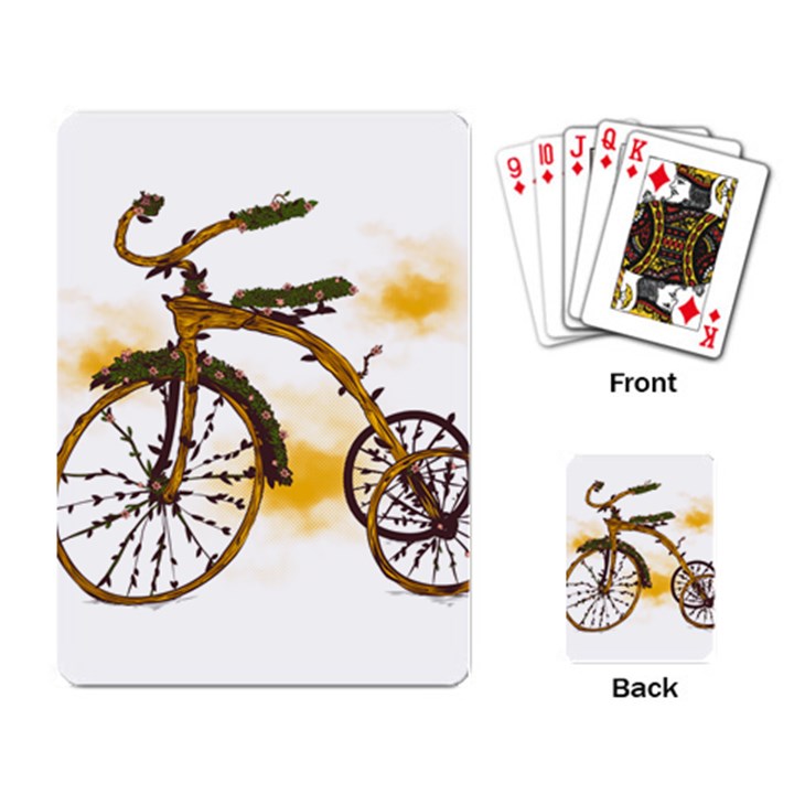 Tree Cycle Playing Cards Single Design