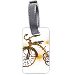 Tree Cycle Luggage Tag (Two Sides) Front