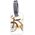 Tree Cycle Luggage Tag (Two Sides) Back