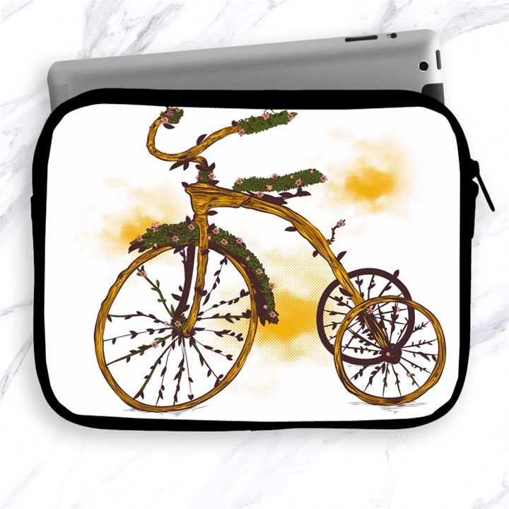 Tree Cycle Apple iPad 2/3/4 Zipper Case