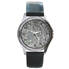 Ripples Round Metal Watch (silver Rim)