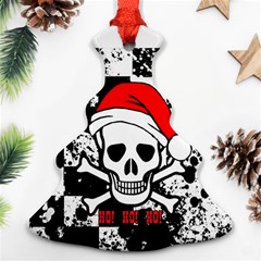 Skull Santa Christmas Tree Ornament