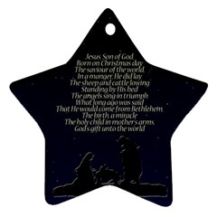 Reason For The Season Star Ornament (two Sides) by Contest1680728