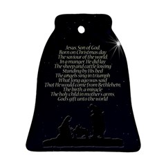 Reason For The Season Bell Ornament (two Sides)