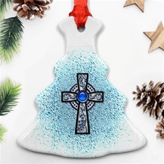 Cross Christmas Tree Ornament (two Sides)