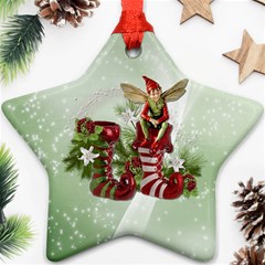 Feeling Elfy Star Ornament by Contest1707632