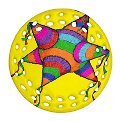 La Pinata Round Filigree Ornament